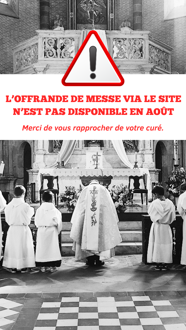 J'offre une messe